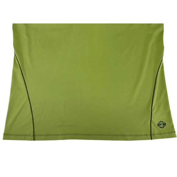 Duluth Trading Co Women's Pullover Hoodie Shirt LS Lime Green XL Polygiene EUC - Picture 3 of 8